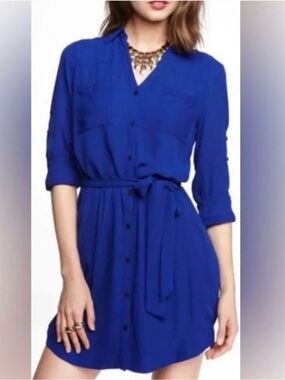 Express Portofino Shirt Dress